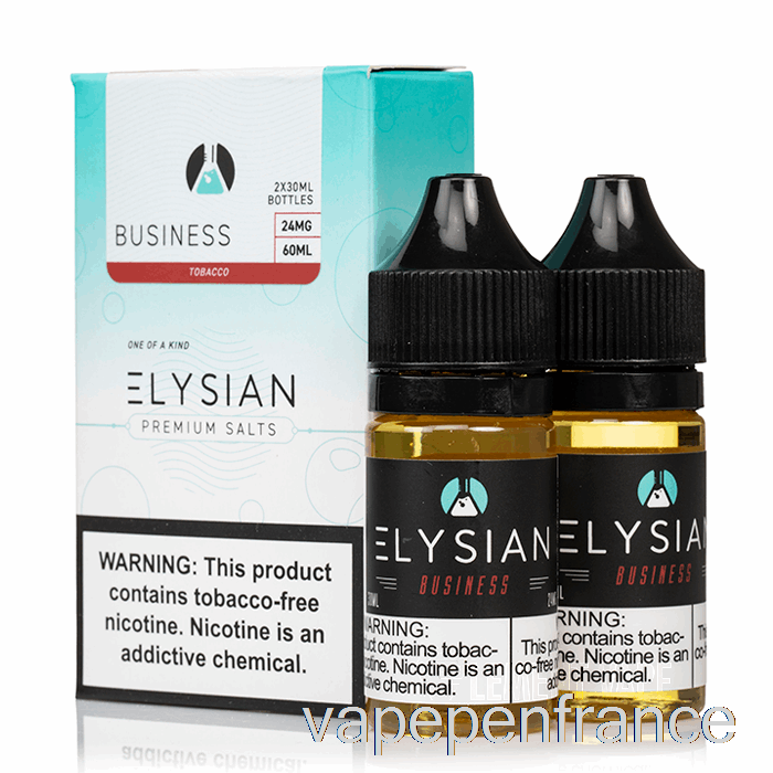 Entreprise - Sels élyséens - Stylo Vape 60 Ml 24 Mg